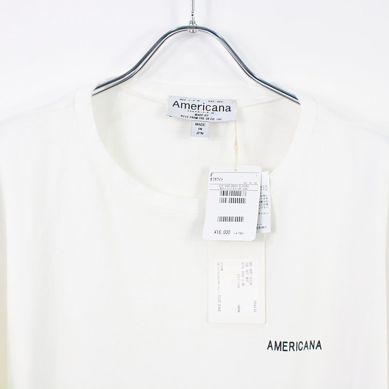 Americana / アメリカーナ | 両サイドZIP BIG TEE ジップ ビッグTシャツ ワンピース | レディース_画像7