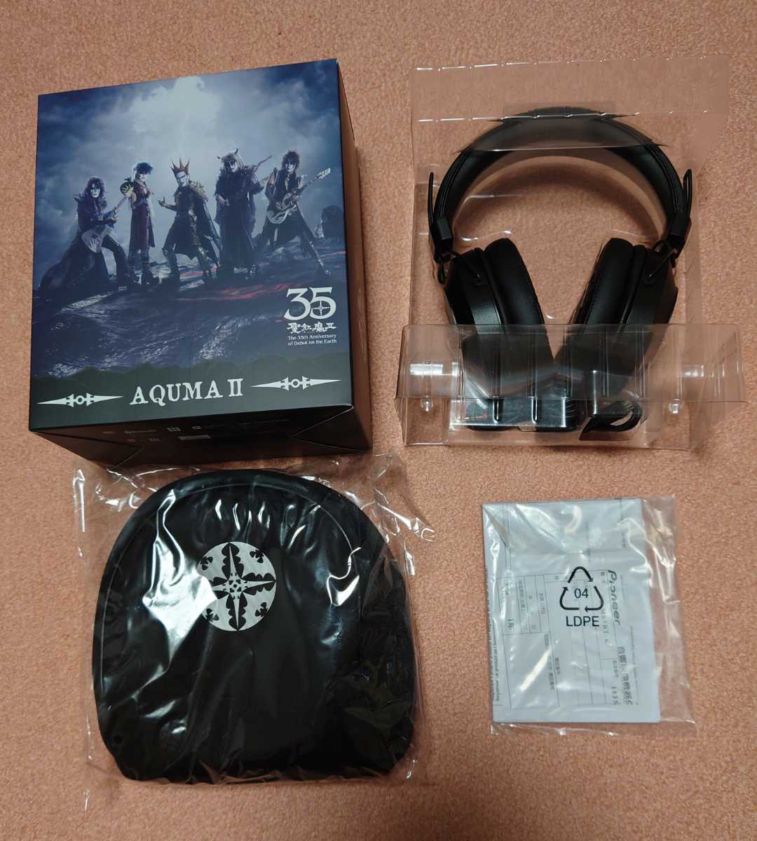 聖飢魔II 35周年グッズ Pioneer製『AQUMAⅡ』LIMITED MODEL HEADPHONE