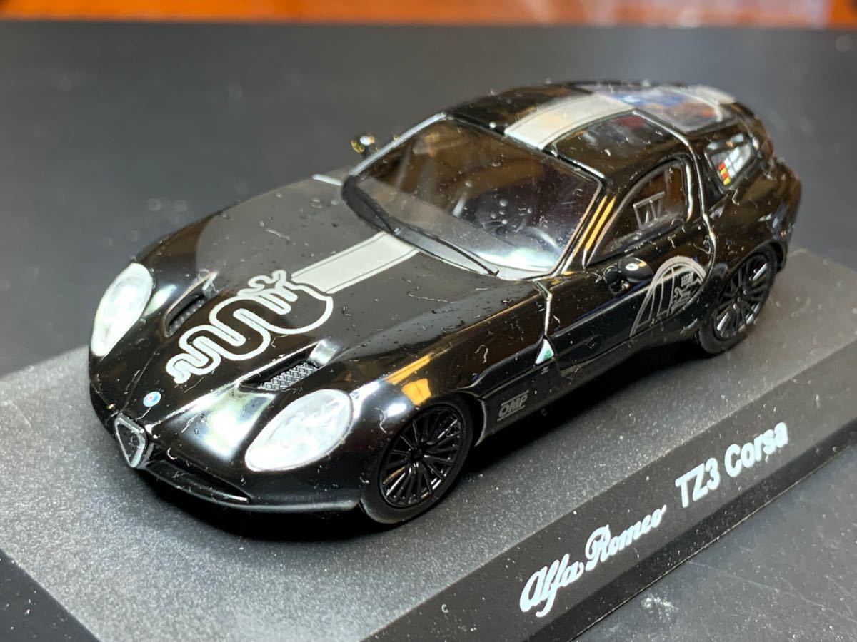京商 コンビニ限定 アルファロメオ TZ3 Corsa ブラックシルバー 京商 コンビニ限定 アルファロメオ TZ3 Corsa ブラックシルバー