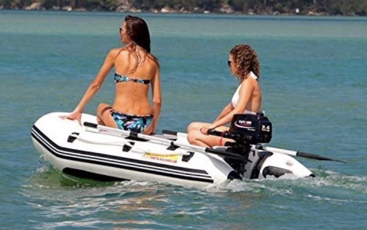  two person for rubber boat slato- floor rod holder motor mount attaching maximum 3 horse power inflatable boat 