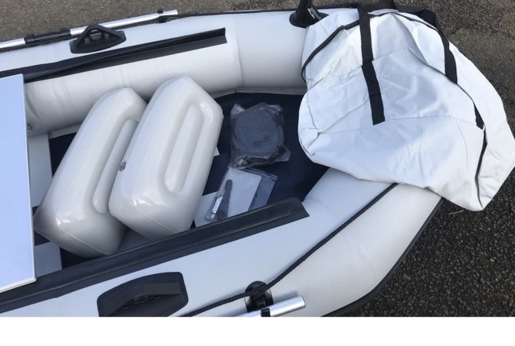  two person for rubber boat slato- floor rod holder motor mount attaching maximum 3 horse power inflatable boat 