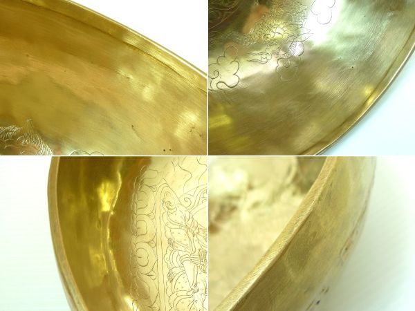 amanamana gold carving green ta-la bodhisattva sin silver g bowl chopsticks chi bed .. healing .... times sound .. stability concentration .. Mantra brass yoga ⑤