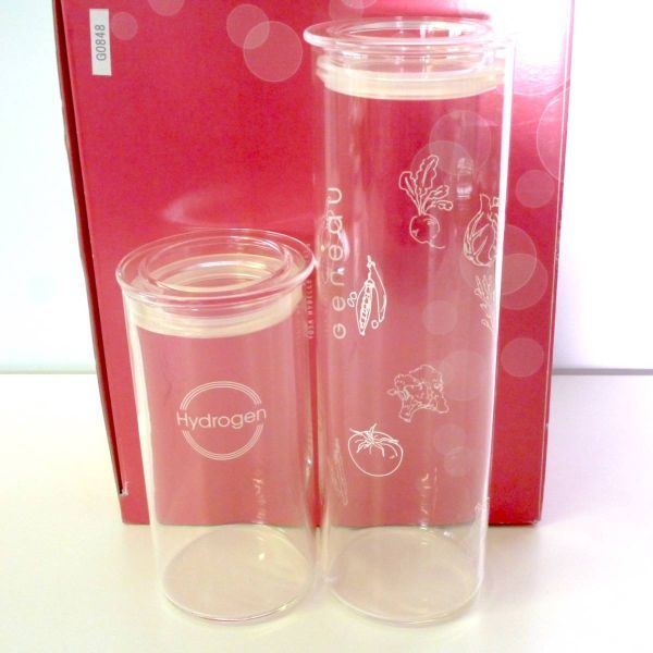  reference 159500 jpy YOSAyosa high beige rejeno- bottle type water element aquatic . equipment Geneau glass & disk set water purifier talent tumbler original box manual 