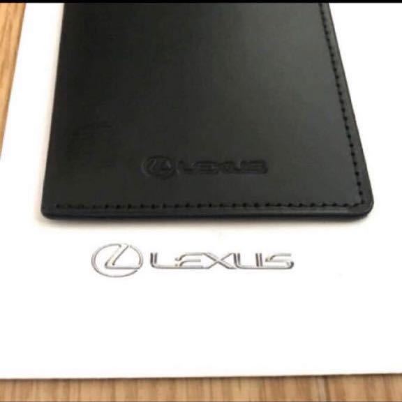 # new goods unused # rare! Lexus LEXUS original [ original leather smart card key case ] regular goods black free shipping!