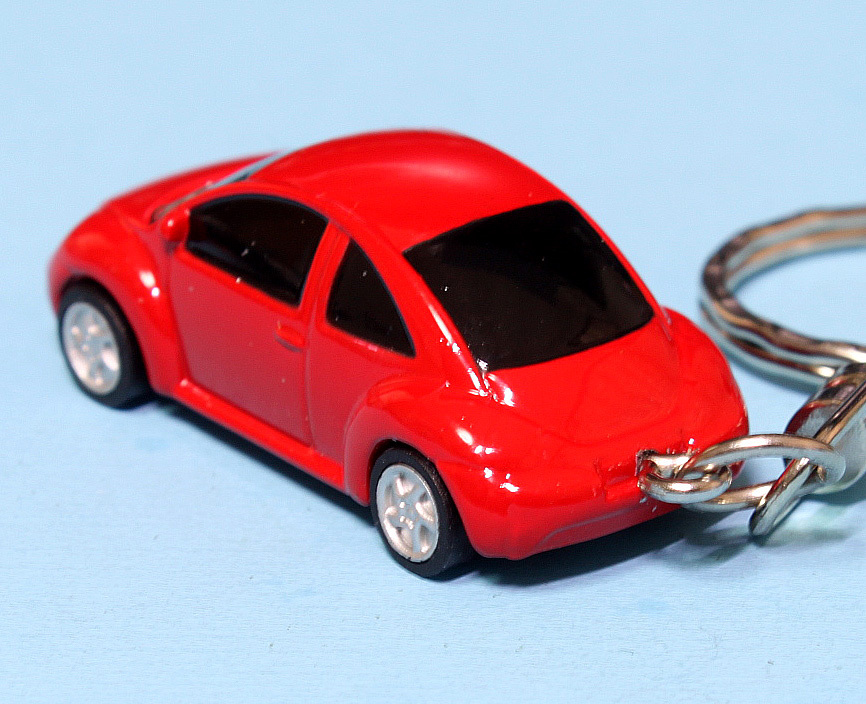 ★☆VW フォルクス ワーゲン ニュー ビートル☆レッド☆ミニカー☆キーホルダー・アクセサリー☆★_画像3
