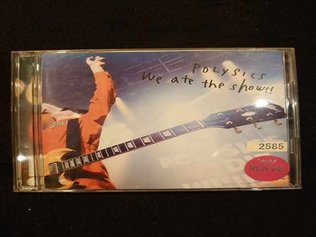 611 レンタル版CD We ate the show!!(DVD欠品)/POLYSICS 2585_画像1