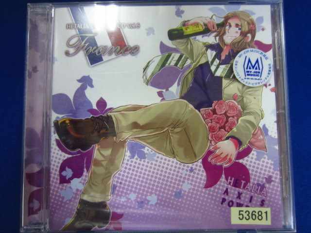 l01 レンタル版CD ヘタリア キャラクターCD Vol.5 フランス 53681_画像1