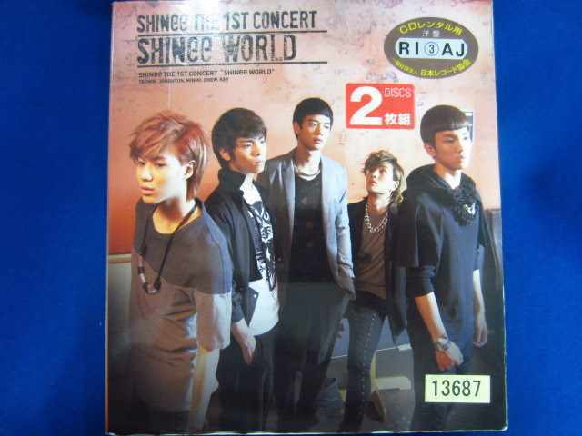 m48◆レンタル版CD SHINee - The 1st Concert SHINee World (韓国盤)/SHINee 13687_画像1