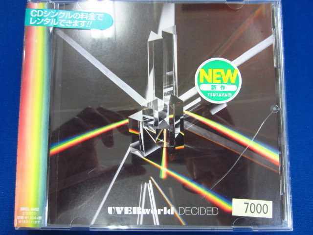 n79 レンタル版CDS DECIDED/UVERworld 7000_画像1