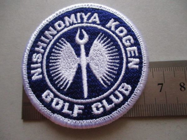 西宮高原ゴルフ倶楽部NISHINOMIYA KOGEN GOLF CLUB刺繍ワッペン/NKGCアップリケGOLFビンテージGCパッチ昭和レトロ紋章ゴルフ V129_画像8