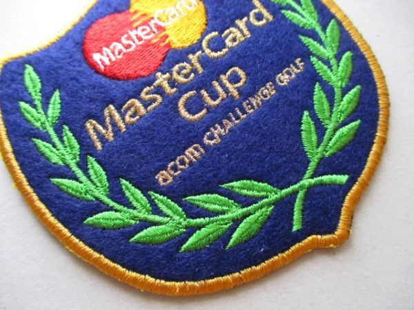 マスターカード カップMaster Card Cup acom challenge golfゴルフ刺繍ワッペン/アコーディア アップリケ大会パッチGOLFエンブレム紋章V129_画像3