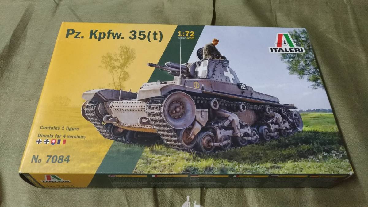 60S戦車《同梱可》1/72 WW.II ドイツ軍軽戦車 Pz.Kpfw.35(t) [IT7084]_画像1