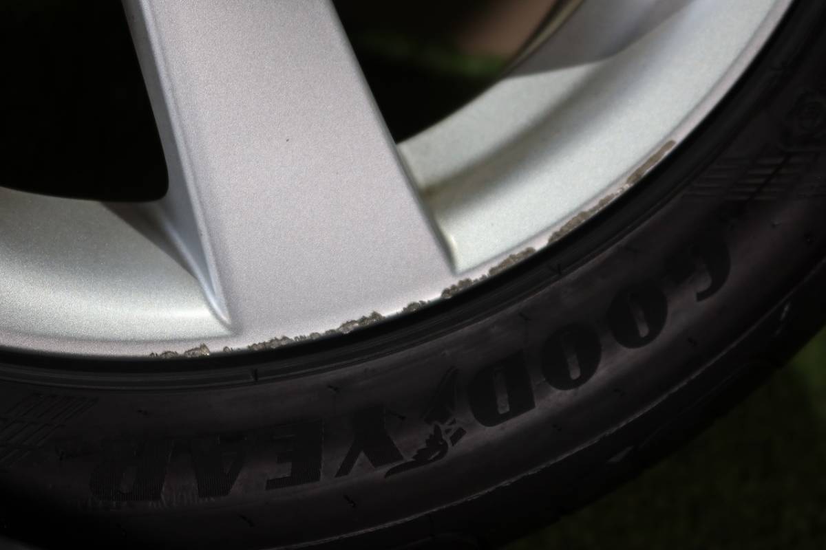 1円スタート〈2021年 イボ付〉トヨタ アクア 純正 16in 6J+51 PCD100 グッドイヤー イーグルF1スポーツ 195/50R16 4本 カローラ ヴィッツ_画像7