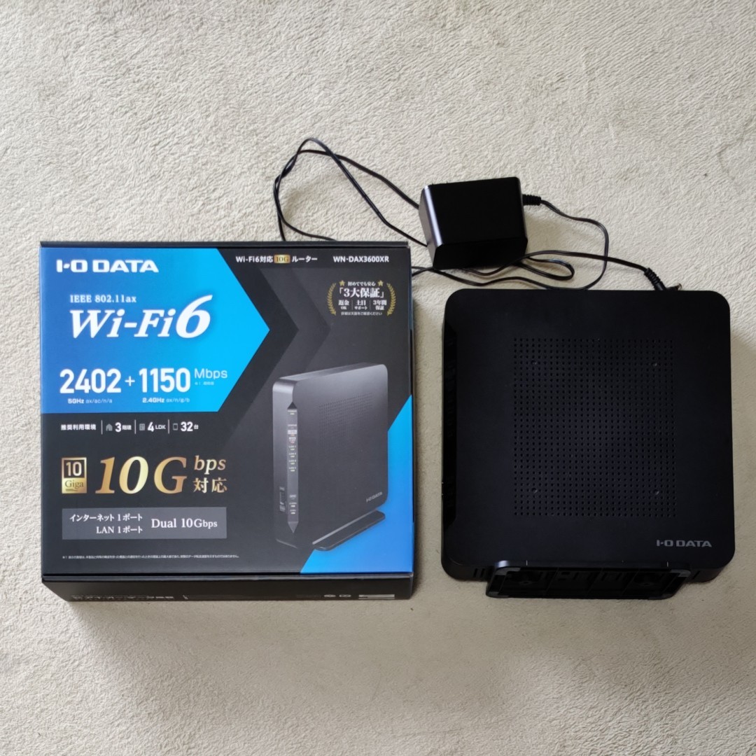 SALE/58%OFF】 アイ オー データ機器 Wi-Fi6 2.5Gbps対応ルーター WN