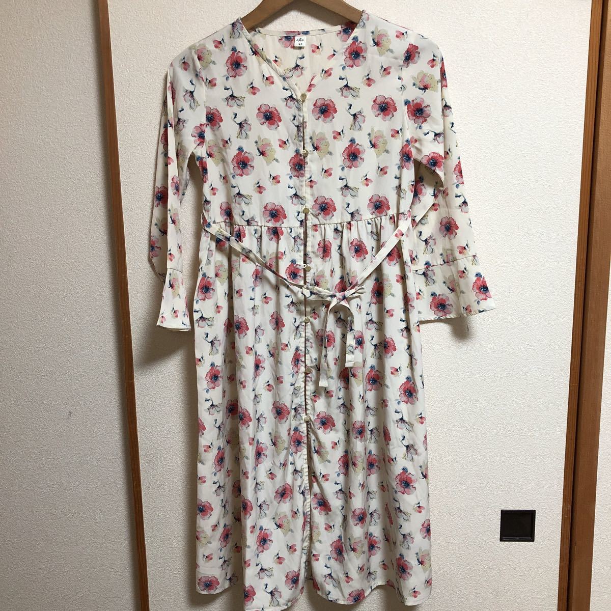 alc!美品ワンピース ロングワンピース カーディガン 花柄