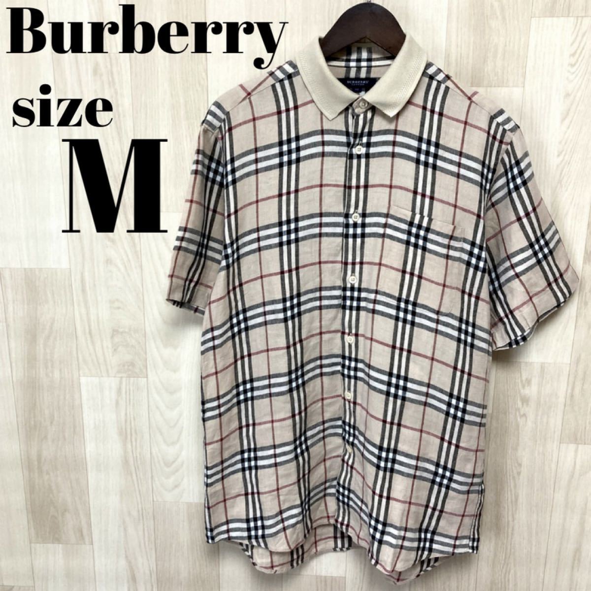 大人気】BURBERRY LONDON バーバリー ノバチェック 半袖 ポロシャツ