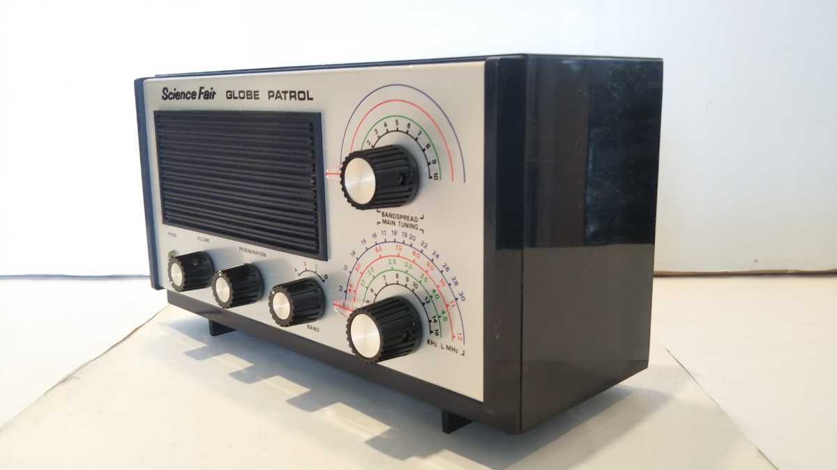  radio car k, science feaGLOBE PATROL(1971 year about America ),4 band radio kit, super rare, necessary maintenance goods.