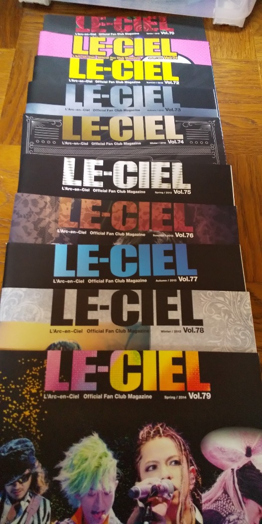 L’Arc～en～Ciel　会報　50～59、71～94セット_画像2