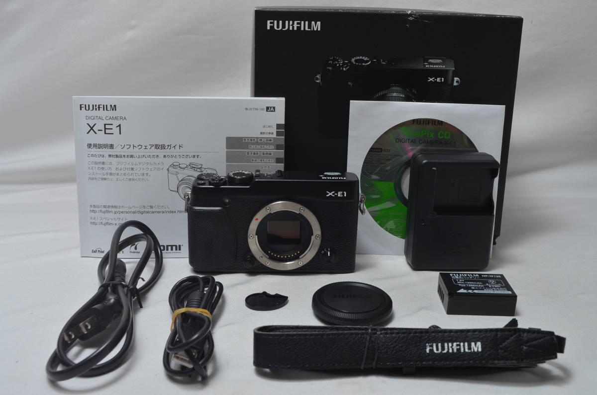 在庫限り】 FUJIFILM ミラーレス一眼 X-E1 ボディ ブラック FX-X-E1B