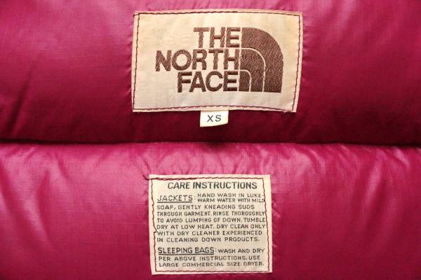XS☆70's 初期 茶タグ USA製 THE NORTH FACE ダウンジャケット XS☆70's 初期 茶タグ USA製 THE NORTH FACE ダウンジャケット