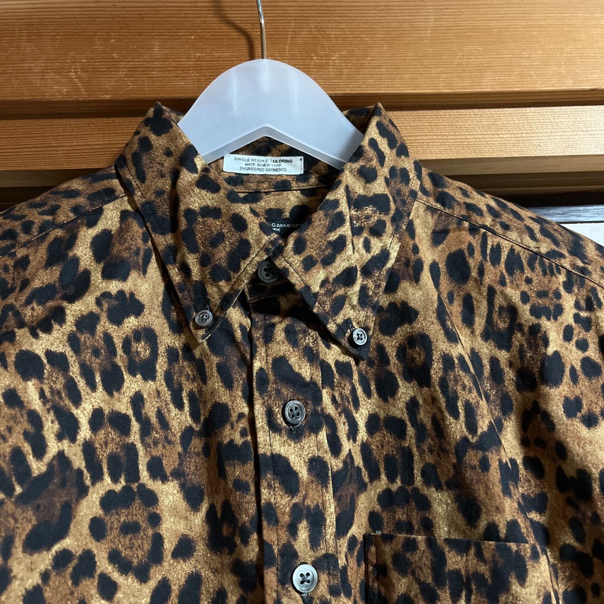 在庫有 【激レア新品】ENGINEERED GARMENTS GARMENTS S レオパード