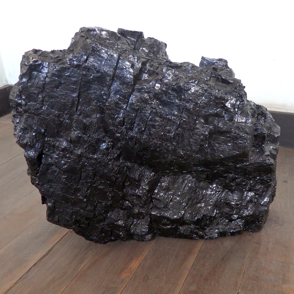 古い 鉱石 石炭 特大 高さ34センチ 18kg 原石 レア_画像6