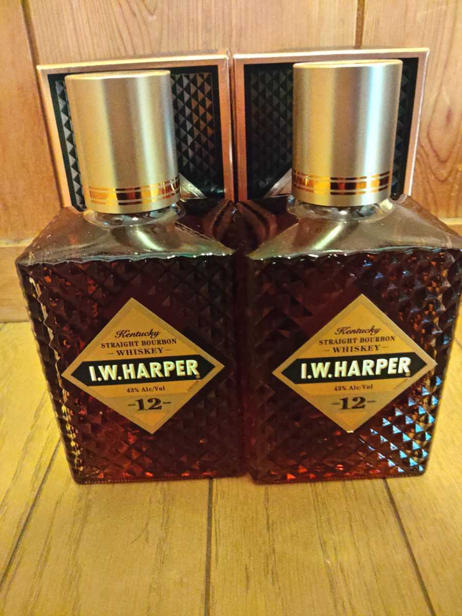 低価在庫あ I.W.HARPER 12年 終売品!正規品 IWハーパー 箱付 12 4