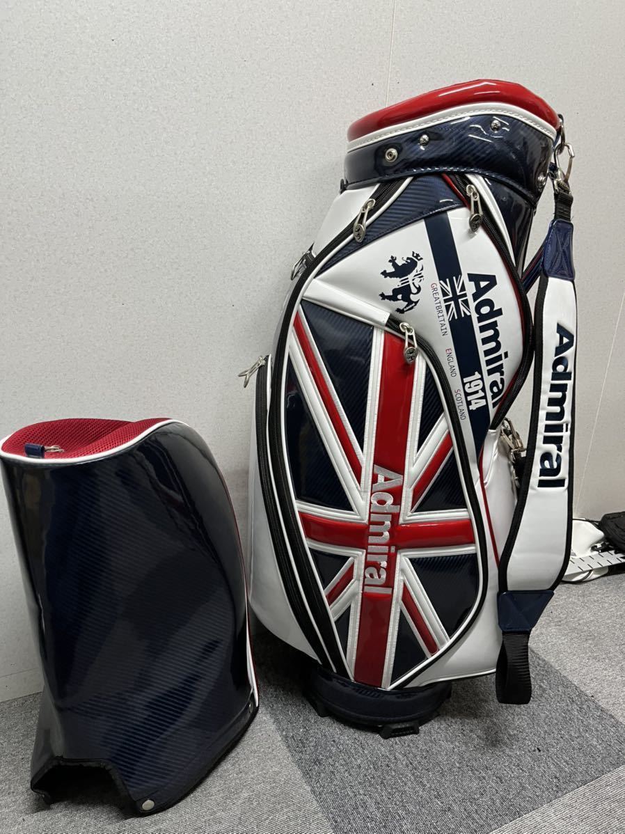 送料無料 おしゃれ 超美品 2019年 アドミラル Admiral GOLF 合成皮革