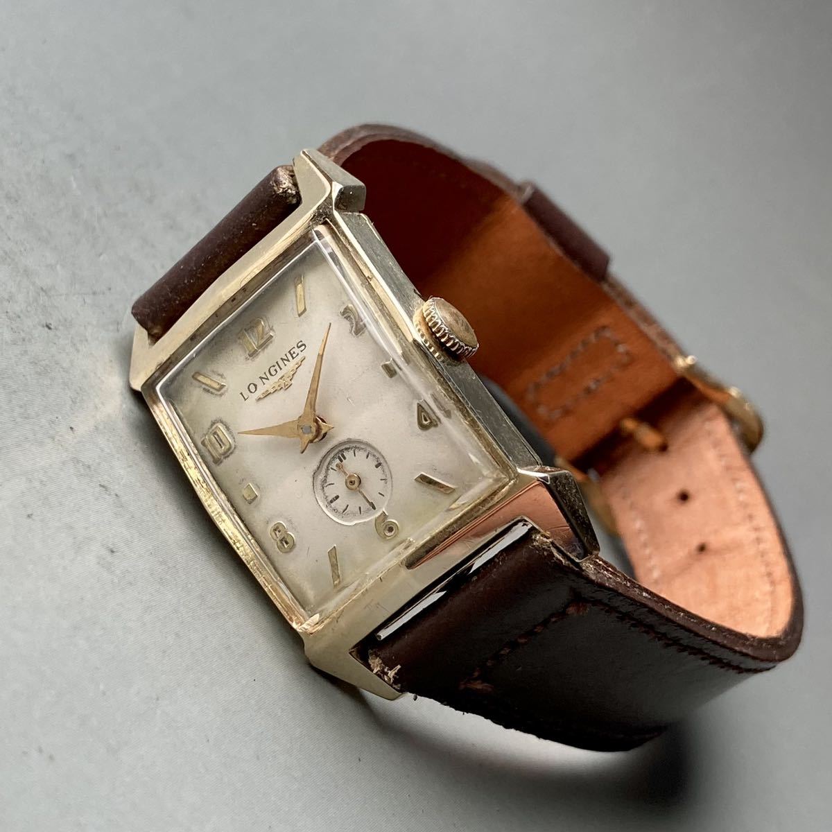 超激得セール ヤフオク! アンティーク 腕時計 1950... - ロンジン 最新品格安