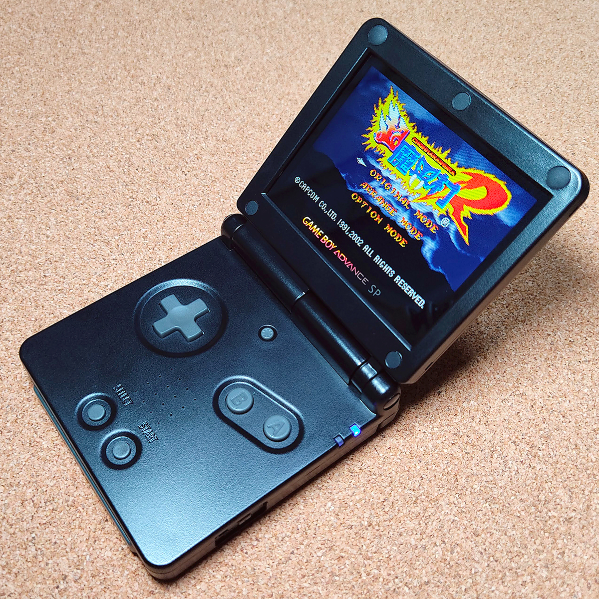 HAMLABO ゲームボーイ GBA SP BLK IPS イヤホンジャック-