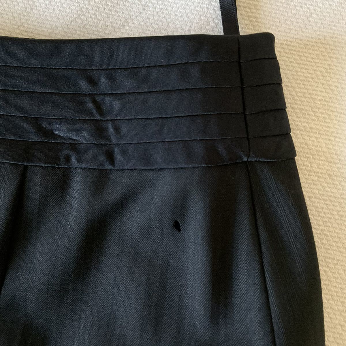 超美品】RU アールユー パンツスーツ 三点 2 OL ビジネス 春秋冬 黒