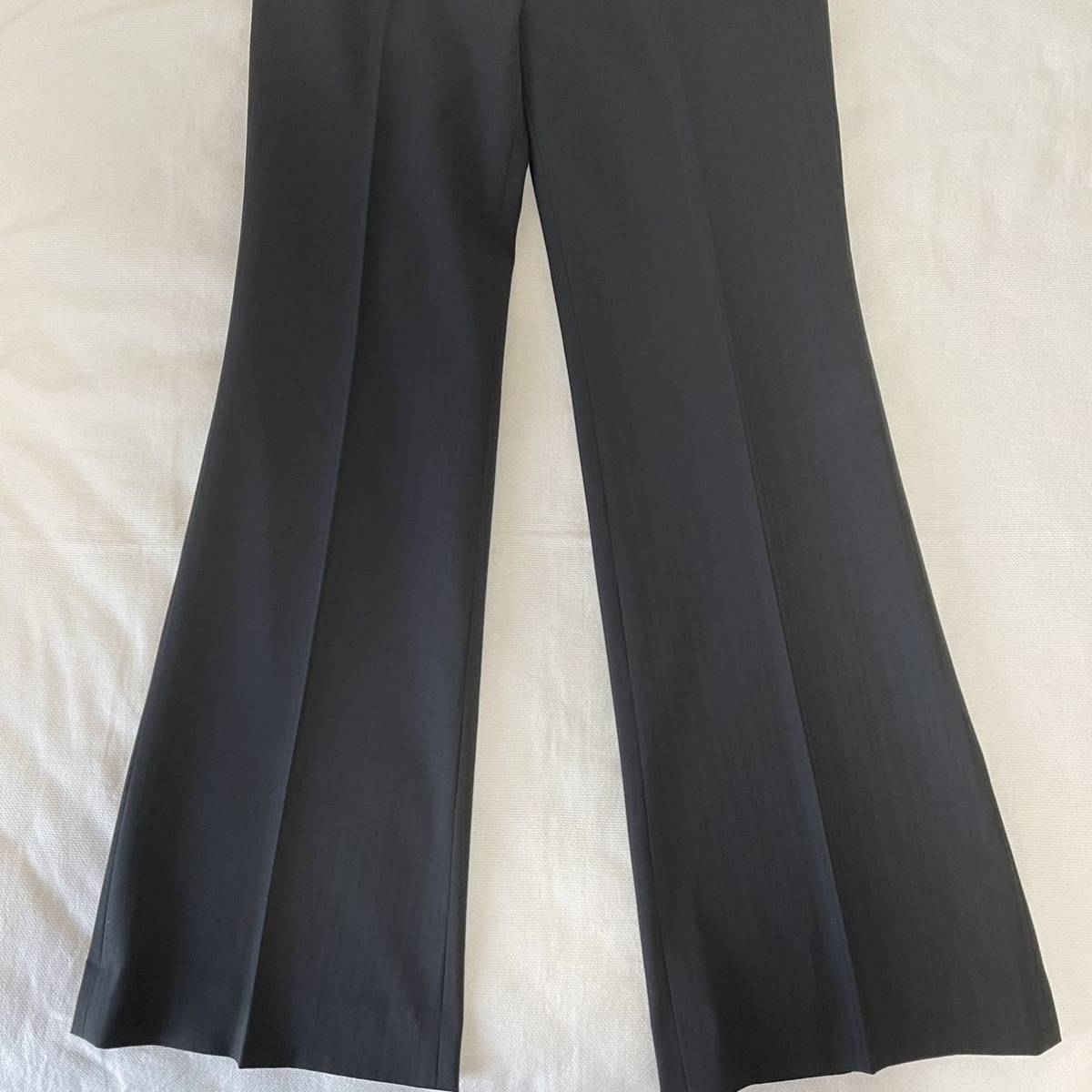 超美品】RU アールユー パンツスーツ 三点 2 OL ビジネス 春秋冬 黒