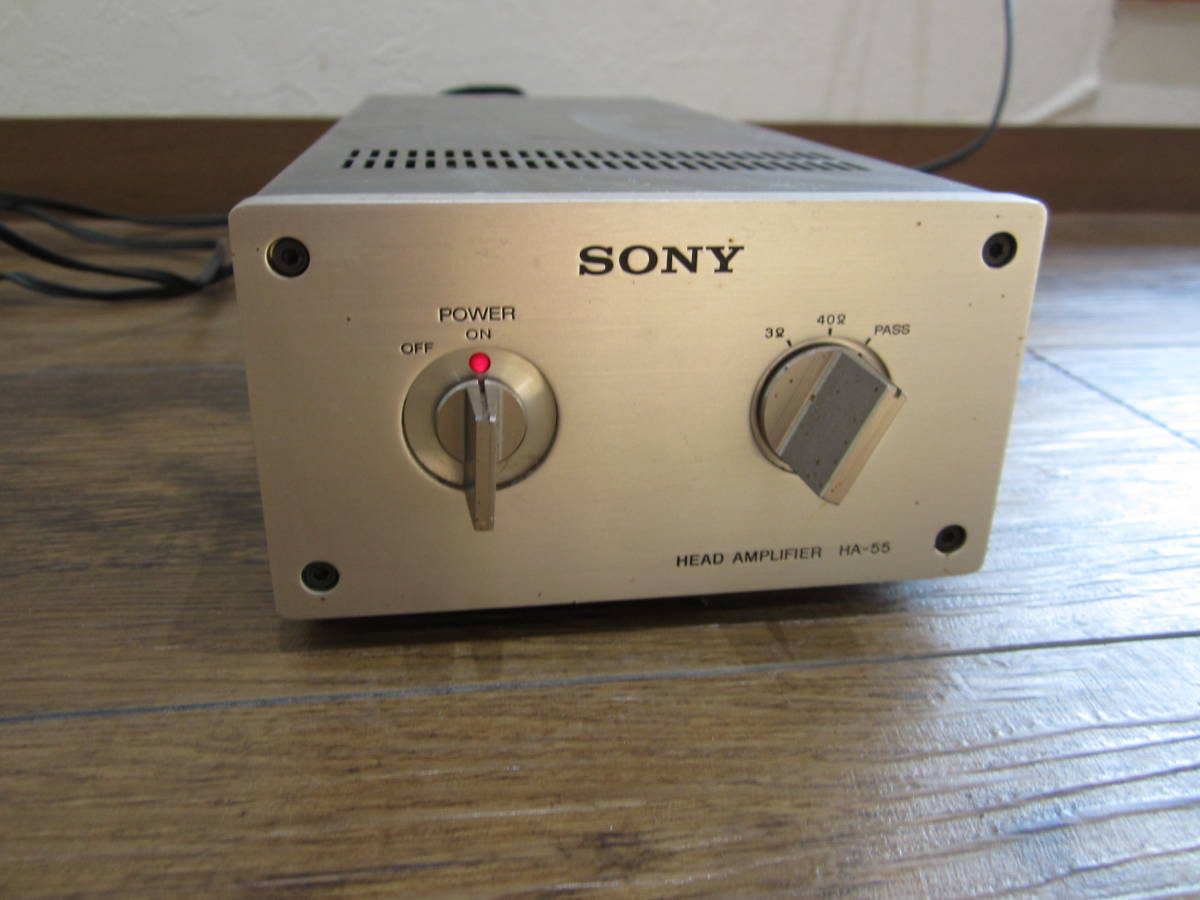 34939◇SONY HA-55 MCカートリッジ用ヘッドアンプ 通電確認済み