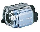 買い保障できる (中古品)JVCケンウッド GR-DF59 アクアブルー 液晶付デジタルビデオカメラ ビクター その他