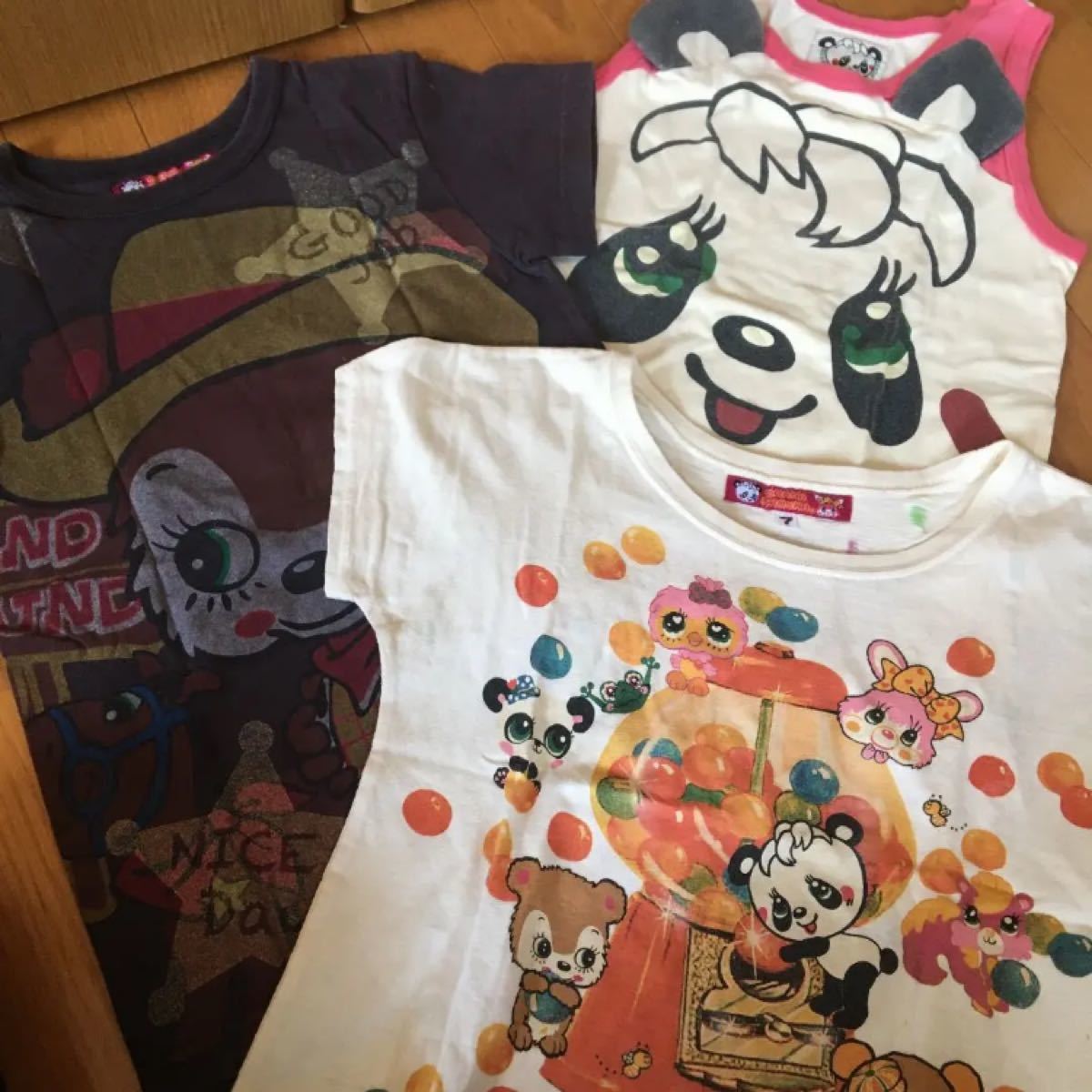 グラグラ キッズ トップス 90〜95cm Tシャツ】 # loja.hidreo.com.br