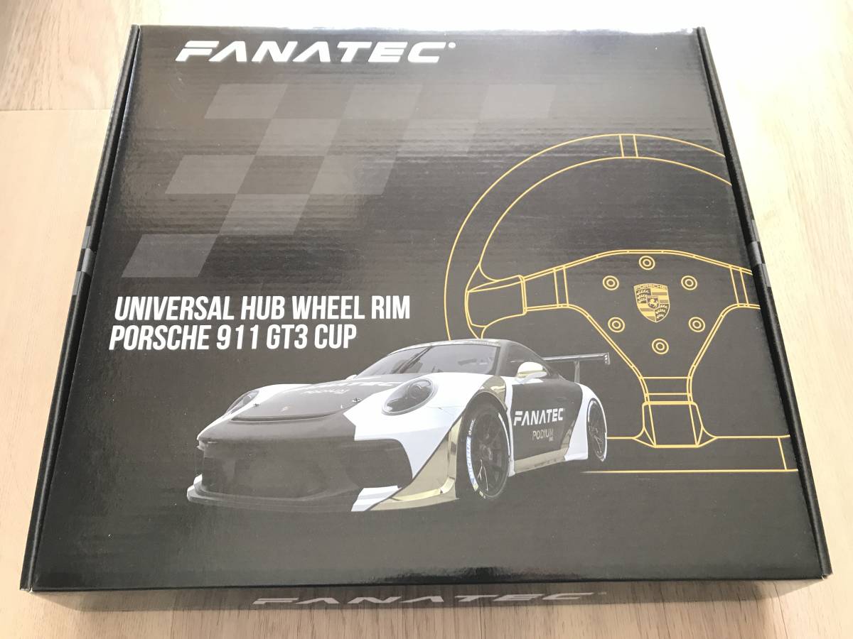 未使用】FANATEC ファナテック Dシェイプ ポルシェ ハンドル 未使用】FANATEC ファナテック Dシェイプ ポルシェ ハンドル