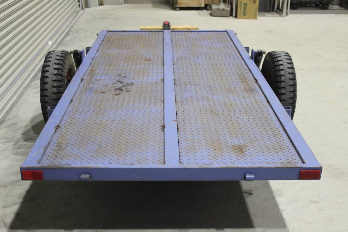 サンワ 農業用コンバイントレーラー 1,000kg-1200kg シーソー式 サンワ 農業用コンバイントレーラー 1,000kg-1200kg シーソー式
