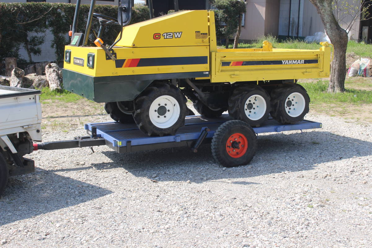 サンワ 農業用コンバイントレーラー 1,000kg-1200kg シーソー式 サンワ 農業用コンバイントレーラー 1,000kg-1200kg シーソー式