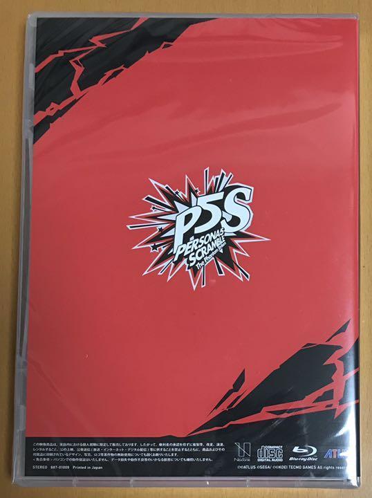 送料無料 ペルソナ5 スクランブル ザファントム ストライカーズ サウンドトラック CD&BD 主題歌メイキングムービー サントラ Blu-ray Disc
