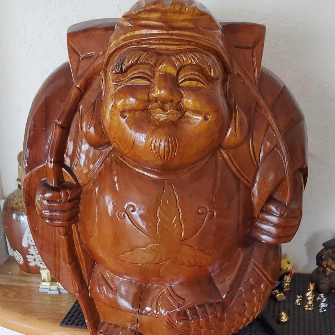 中国 置物 木彫 大黒様 清時 古玩 黄石 工芸品 仏像 ccorca.org