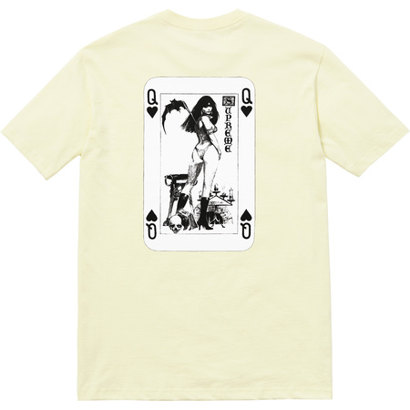 即決 supreme Vampirella card tee yellow