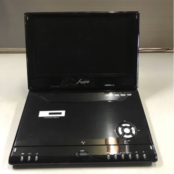 FUZE PDV102B 10インチ液晶 ポータブルDVDプレーヤー　中古 T401_画像2