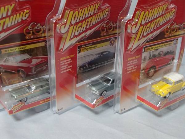  Johnny Lightning Classic Gold R1-B 6 kind set assortment 