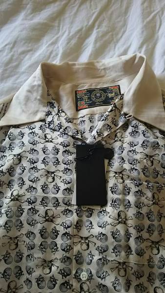 Неиспользованная шелковая рубашка Roen Loen 48