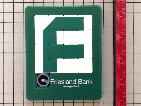 古い 外国のパズル： Friesland Bamk デザイン 雑貨 広告 宣伝 ヨーロッパ ビンテージ_画像2