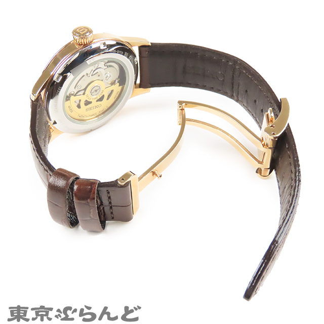 101591463 1円 セイコーSEIKO プレザージュ 時計 腕時計 メンズ 自動巻 SS ブラウン文字盤 SARY128 4R35-01T0_画像3
