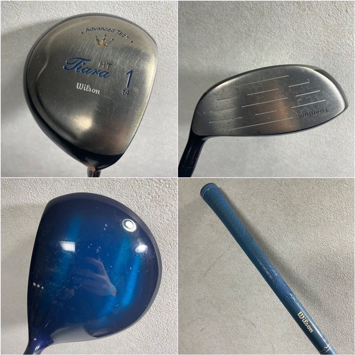 ★レディース用ビギナー向け★ WILSON TIARA レディースクラブセット Lフレックス ※キャディバッグなし ウィルソン ティアラ 管理番号9264_画像2