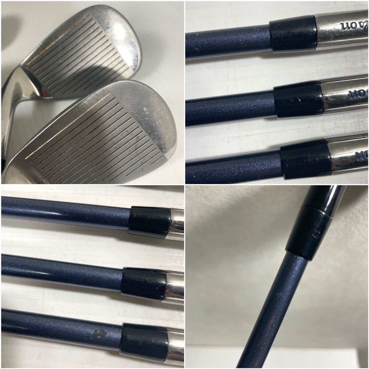 ★レディース用ビギナー向け★ WILSON TIARA レディースクラブセット Lフレックス ※キャディバッグなし ウィルソン ティアラ 管理番号9264_画像10