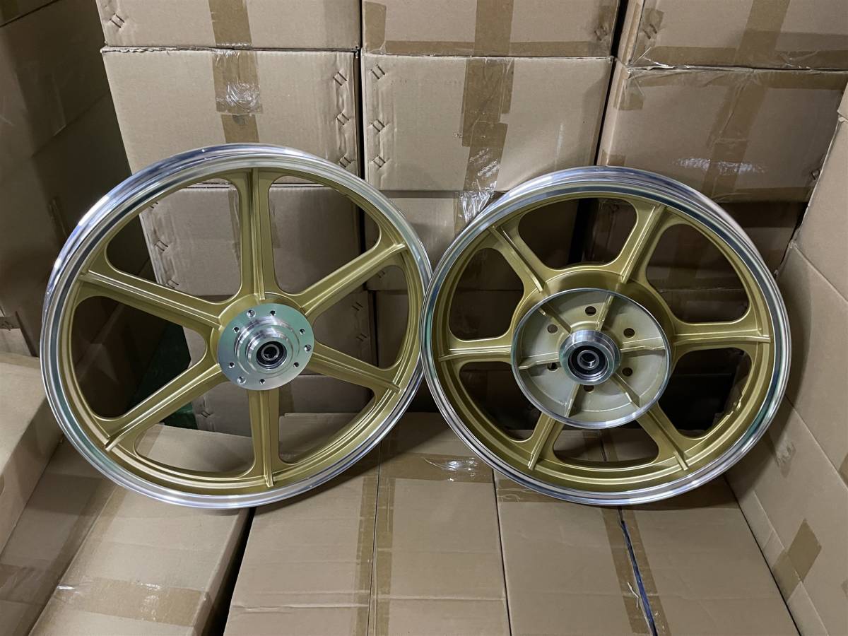 Z系 キャストホイール 前後 6穴/リアドラム ワイドZ1 Z2社外Z900 Z750