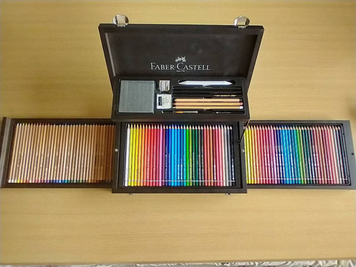 最旬トレンドパンツ グラフィック アート ファーバーカステル Faber-Castell コレクション 110085 木箱入り セット -  画用筆、鉛筆類